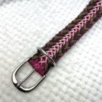 [公式]マクラメ編み＃215 ハッピーバレンタイン中型・大型犬用首輪