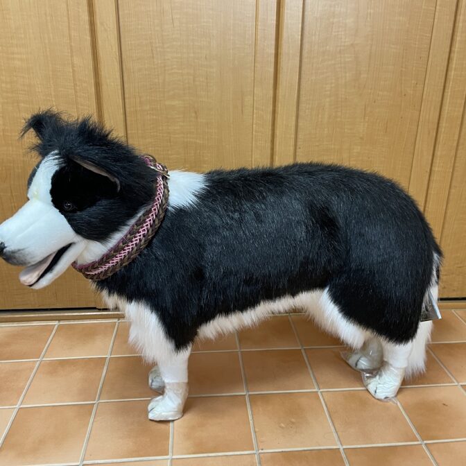 [公式]マクラメ編み＃215 ハッピーバレンタイン中型・大型犬用首輪