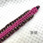 [公式]マクラメ編み＃215 ハッピーバレンタイン中型・大型犬用首輪