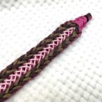 [公式]マクラメ編み＃215 ハッピーバレンタイン中型・大型犬用首輪