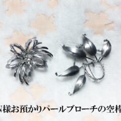 パールしまい込みにご注意