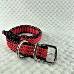 [公式]マクラメ編み＃220 ヘルミーズネクスト　小型犬首輪