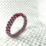 [公式]パラコードでマクラメ編み#222平結びアレンジ　猫・超小型犬首輪