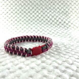 [公式]パラコードでマクラメ編み#222平結びアレンジ　猫・超小型犬首輪