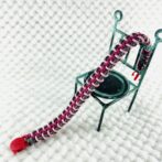 [公式]パラコードでマクラメ編み#222平結びアレンジ　猫・超小型犬首輪