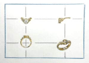 フルオーダーデザイン画原画