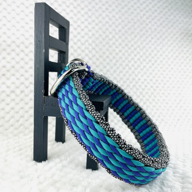 皮膚に優しいマクラメ編み首輪