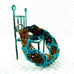 マクラメ編み犬首輪