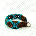 マクラメ編み犬首輪