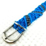 マクラメ編み犬首輪表側手前の部分