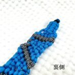 マクラメ編み犬首輪裏側後ろ部分