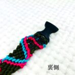 マクラメ編み犬首輪裏側後ろ部分