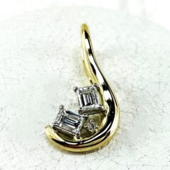 [フルオーダーペンダントヘッド]K18＆Pt900コンビヘッドお届け