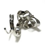 シルバーフリーサイズリングねかせた状態画像