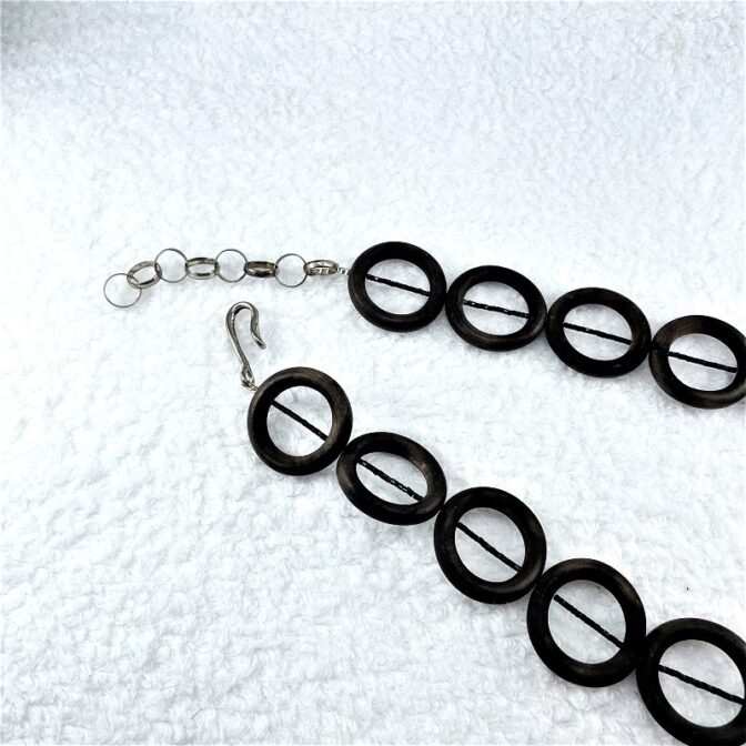 染枝サンゴとウッドリングロングネックアジャスター