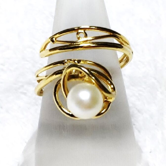 シルバーリングをリング縦にいれた正面向き画像