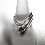 シルバーデザインリング正面画像