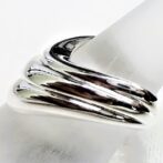 シルバーデザインリング横向き画像