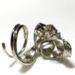 シルバーフリーサイズリングねかせた状態画像