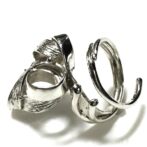 シルバーフリーサイズリング横向き状態画像