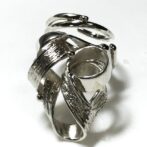 シルバーフリーサイズリングべ正面画像