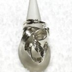 シルバーフリーサイズリング正面向き状態画像