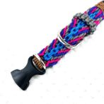 マクラメ編み犬首輪表側手前側