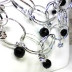 シルバーチェーンチョーカーどアップ