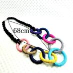 コットンロープでマグネット付きカラフルネックB全体画像寸法