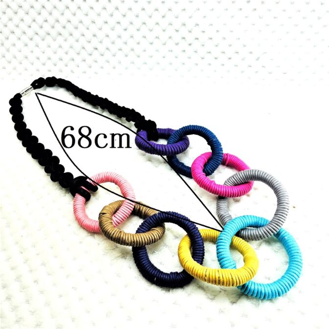 コットンロープでマグネット付きカラフルネックB全体画像寸法