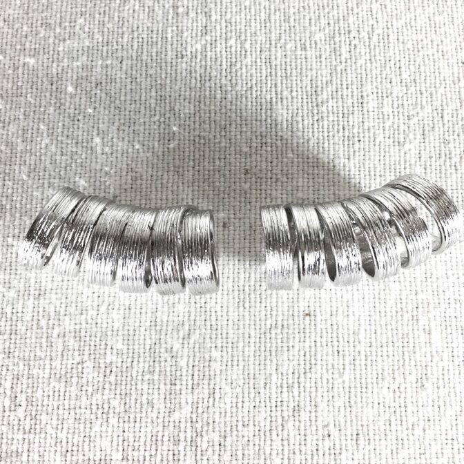 シルバーチョーカー3パーツセットのパーツ