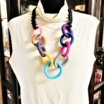 コットンロープでマグネット付きカラフルネックBマネキン装着アップ