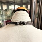 カラフル真裏目編みチョーカー＆ネックレスマネキン装着後ろ側