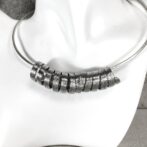 シルバーチョーカー3パーツセットのパーツ正面