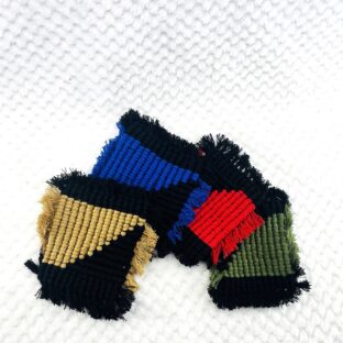 マクラメ編みコースター各種