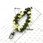 マクラメ編みキーホルダー寸法入