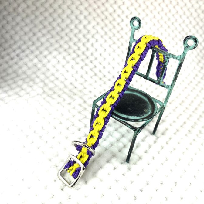 パラコード編み犬首輪