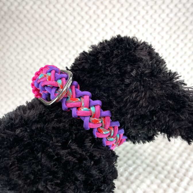 [パラコード編み犬首輪 ]#266バレリア編犬首輪