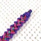 [パラコード編み犬首輪 ]#266バレリア編犬首輪先端部分