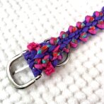 [パラコード編み犬首輪 ]#266バレリア編犬首輪裏側