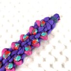 [パラコード編み犬首輪 ]#266バレリア編犬首輪裏側先端部分