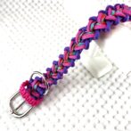 [パラコード編み犬首輪 ]#266バレリア編犬首輪立てかけた状態