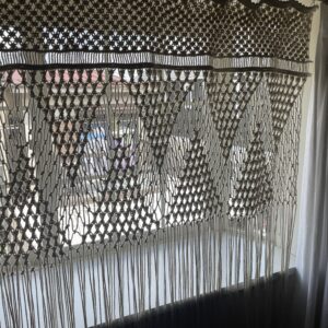 マクラメ編みタペストリー完成