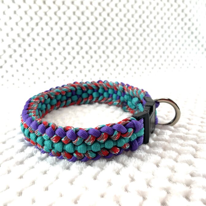 [公式]パラコード編み#269 中型・大型犬用首輪