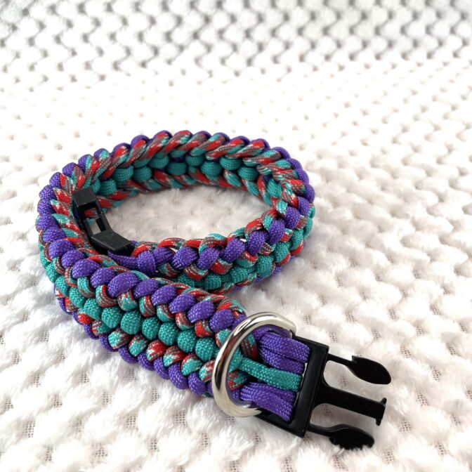 [公式]パラコード編み#269 中型・大型犬用首輪