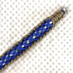 パラコード編み犬首輪先っぽの状態