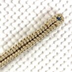 [公式]#275パラコード編み犬首輪中型犬用ゴールド色首輪裏側