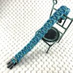 [公式]#278パラコード編み犬首輪プリュシェヴィク編み 小型犬首輪真上から見た状態