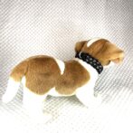 [公式]＃284 パラコード犬首輪エッジが丸い皮膚に優しい小型犬・中型犬首輪犬に装着した全体画像