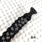 [公式]＃284 パラコード犬首輪エッジが丸い皮膚に優しい小型犬・中型犬首輪裏側のパーツ